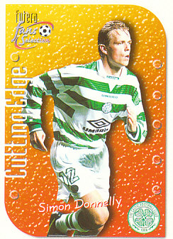 Simon Donnelly Celtic Glasgow 1999 Futera Fans' Selection Cutting Edge #CE6
